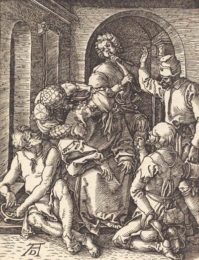 Posmívání se Kristu, pravděpodobně c. 15091510. od Albrecht Dürer