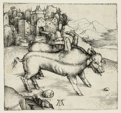Landserova monstrózní prasnice od Albrecht Dürer
