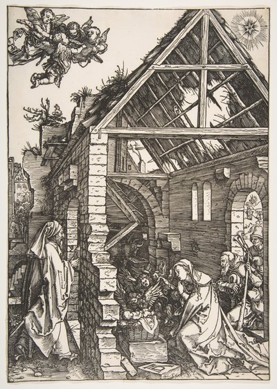 Narození Páně, ze života Panny Marie, 1502-3. od Albrecht Dürer