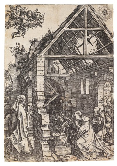 Narození Krista, ze série Život Panny, ca 1503. od Albrecht Dürer