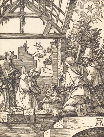 Narození Páně, pravděpodobně c. 15091510. od Albrecht Dürer