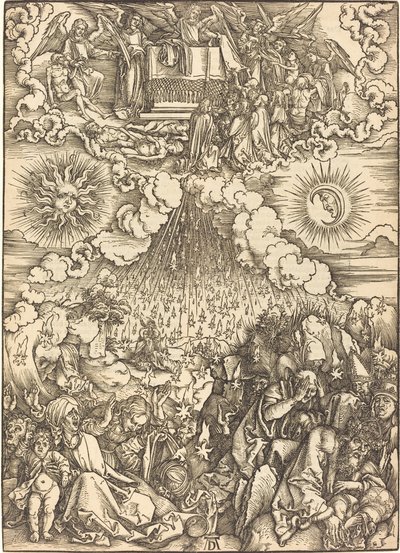 Otevření páté a šesté pečeti od Albrecht Dürer