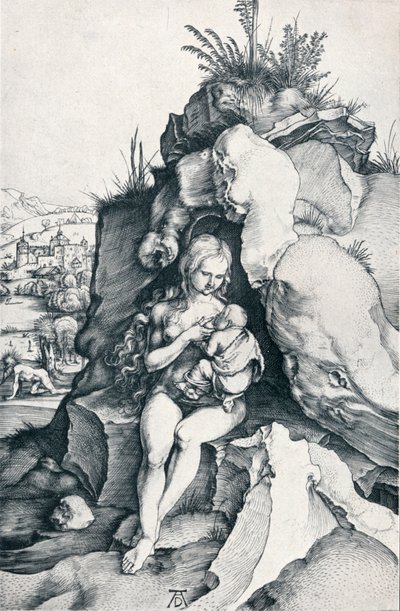 Pokání svatého Jana Zlatoústého, 1495 1906 od Albrecht Dürer