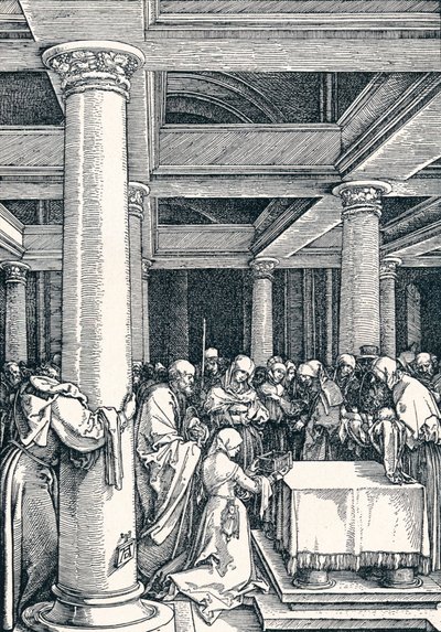 Představení Krista v chrámu, 1506 1906 od Albrecht Dürer