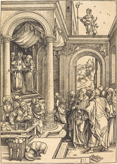 Uvedení Panny Marie do chrámu od Albrecht Dürer