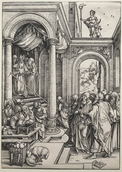 Uvedení Panny Marie do chrámu od Albrecht Dürer