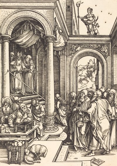 Uvedení Panny Marie do chrámu, c. 15021503. od Albrecht Dürer