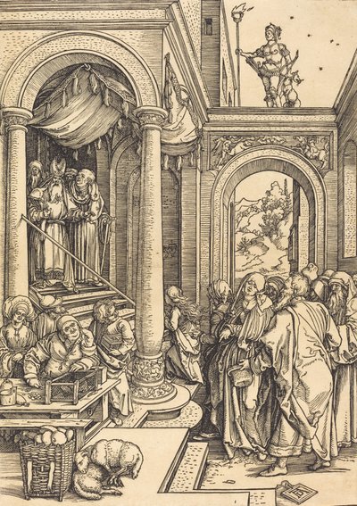 Uvedení Panny Marie do chrámu, c. 15021503. od Albrecht Dürer