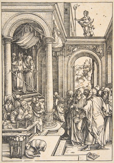 Uvedení Panny Marie v chrámu, od The Life of the Virgin, ca. 1503. od Albrecht Dürer