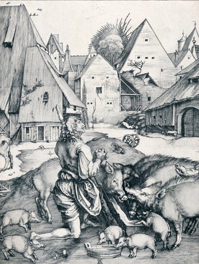Marnotratný syn, 1495 1906 od Albrecht Dürer