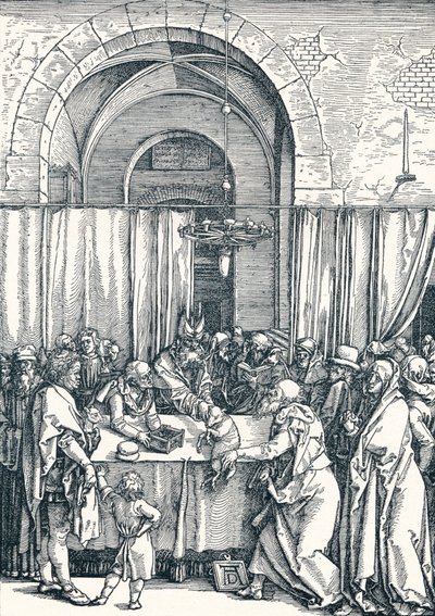 Odmítnutí Joachimovy nabídky, 1506 1906 od Albrecht Dürer