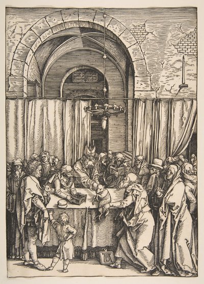 Odmítnutí Joachims Offeringu, od The Life of the Virgin, ca. 1504. od Albrecht Dürer