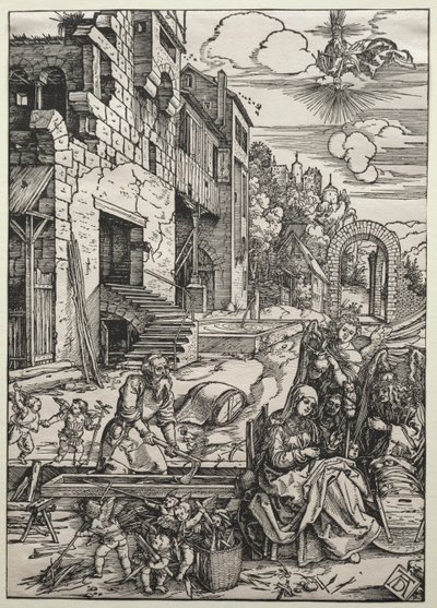 Odpočinek v Egyptě, c. 1501-1502. od Albrecht Dürer