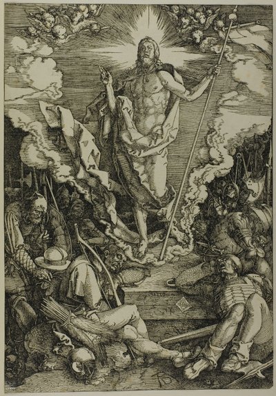 Vzkříšení, z Velké vášně od Albrecht Dürer