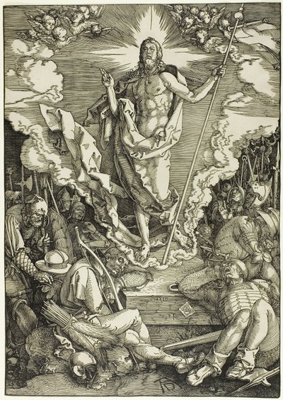 Vzkříšení, z Velké vášně od Albrecht Dürer