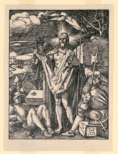 Vzkříšení, ze série Malá vášeň od Albrecht Dürer