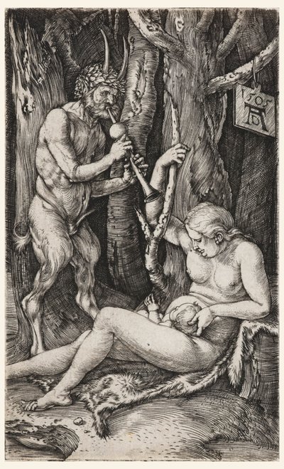 Rodina Satyr od Albrecht Dürer