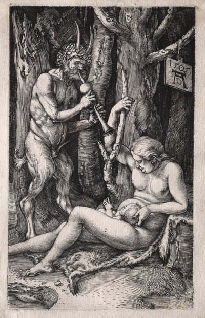 The Satyr Family, 1505. od Albrecht Dürer