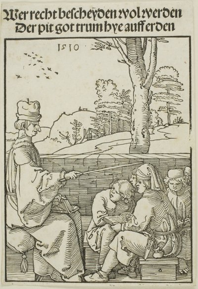 Učitel školy od Albrecht Dürer