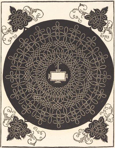 Druhý uzel (s podlouhlou tabletou) od Albrecht Dürer