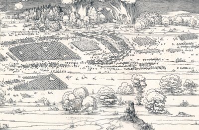 Obléhání pevnosti II, 1527 1906 od Albrecht Dürer
