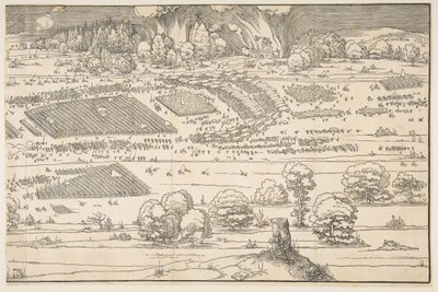Obléhání pevnosti.n.d. od Albrecht Dürer