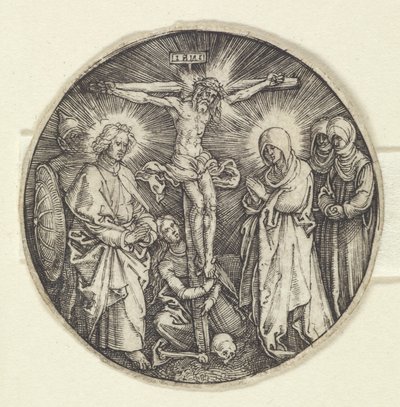 Malé ukřižování ("Hranice císaře Maxmiliána") od Albrecht Dürer