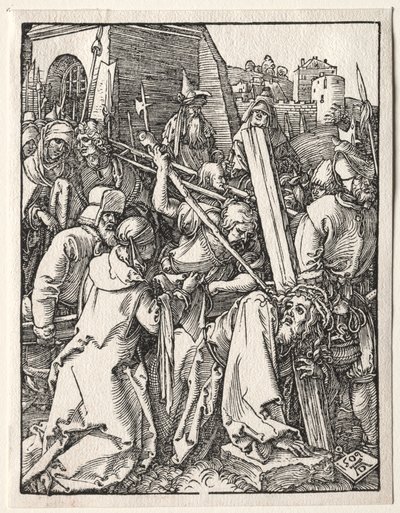 Malé utrpení: Kristus nesoucí kříž, 1509. od Albrecht Dürer