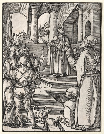 Malé utrpení: Kristus před Pilátem od Albrecht Dürer