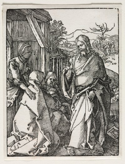Malé utrpení: Kristus odchází od Panny. od Albrecht Dürer