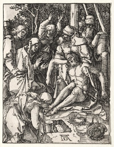 The Small Passion: Lamentation, c. 1509-1510. od Albrecht Dürer