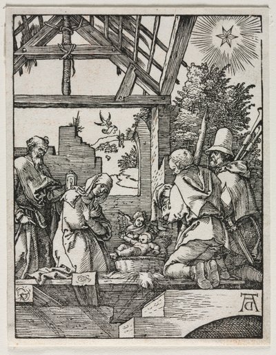 Malá vášeň: Narození Páně. od Albrecht Dürer