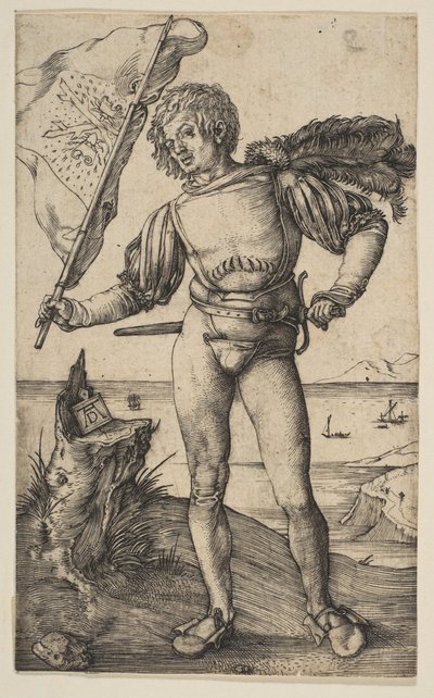 Standard Bearer, ca. 1501. od Albrecht Dürer