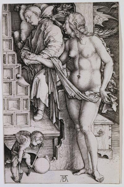 Pokušení lenocha od Albrecht Dürer