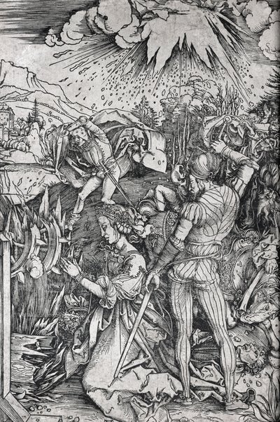 Umučení svaté Kateřiny Alexandrijské od Albrecht Dürer