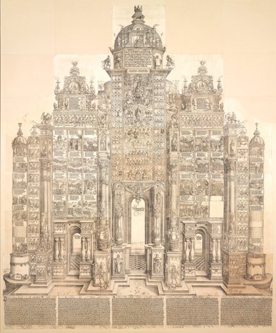 Vítězný oblouk císaře Maxmiliána I od Albrecht Dürer