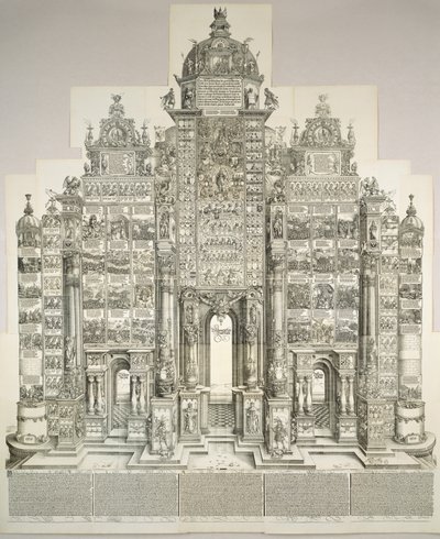 Maxmiliánův vítězný oblouk od Albrecht Dürer