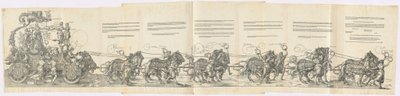 Triumfální vůz Maxmiliána I. (Velký triumfální vůz) od Albrecht Dürer