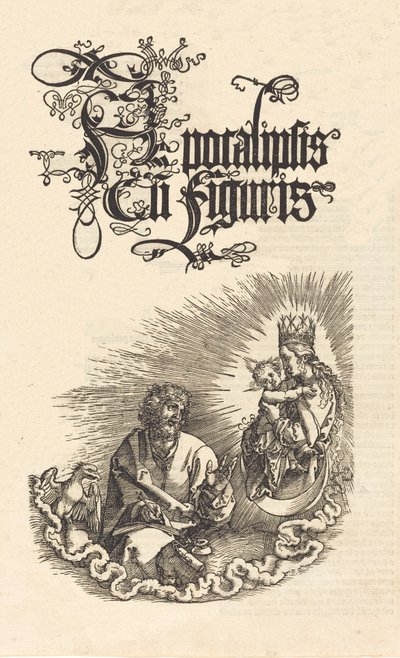 Panna se zjevuje svatému Janovi, 15101511. od Albrecht Dürer