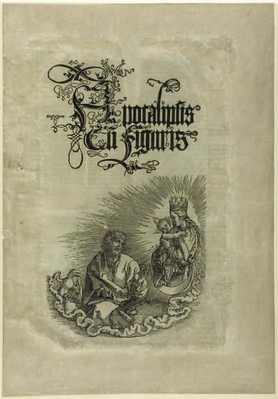 Panna zjevující se svatému Janovi, z Apokalypsy od Albrecht Dürer