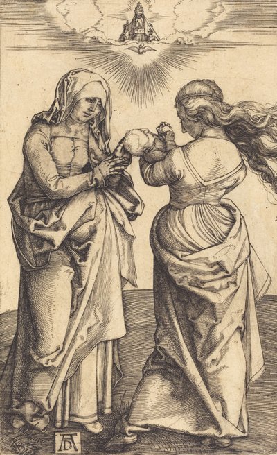 Panna a dítě se svatou Annou, c. 1500. od Albrecht Dürer