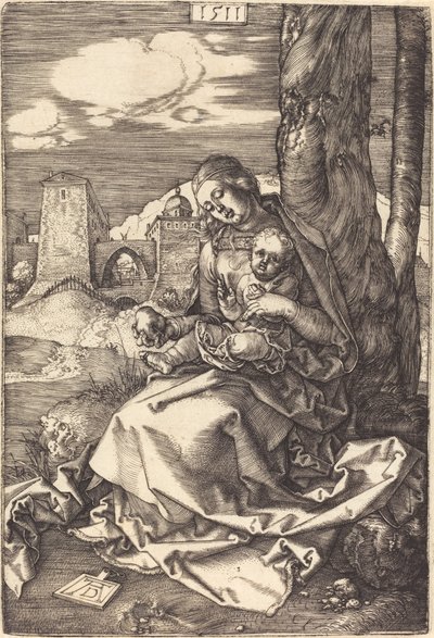 Panna a dítě s hruškou od Albrecht Dürer