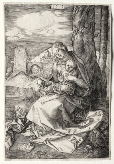 Panna a dítě s hruškou od Albrecht Dürer