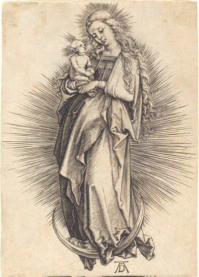 Panna na půlměsíci od Albrecht Dürer