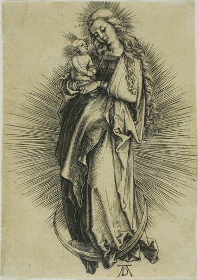 Panna na půlměsíci od Albrecht Dürer