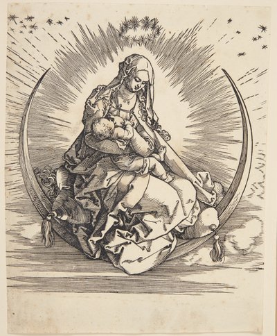 Panna na půlměsíci od Albrecht Dürer