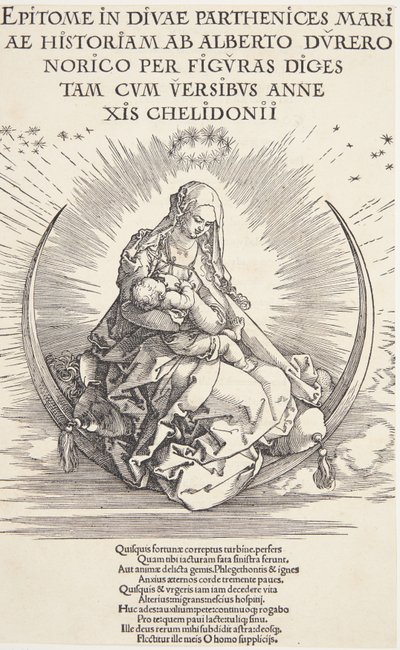 Panna na půlměsíci od Albrecht Dürer