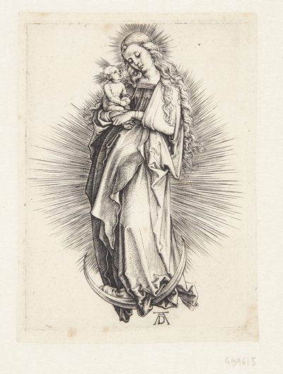 Panna na půlměsíci od Albrecht Dürer