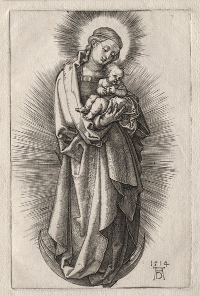 Panna s čelenkou na půlměsíci, 1508. od Albrecht Dürer