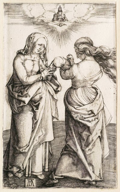 Panna Maria s Ježíškem a svatou Annou od Albrecht Dürer